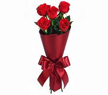 Букет 5 Красных роз Эдлесс Лав в Лобаново