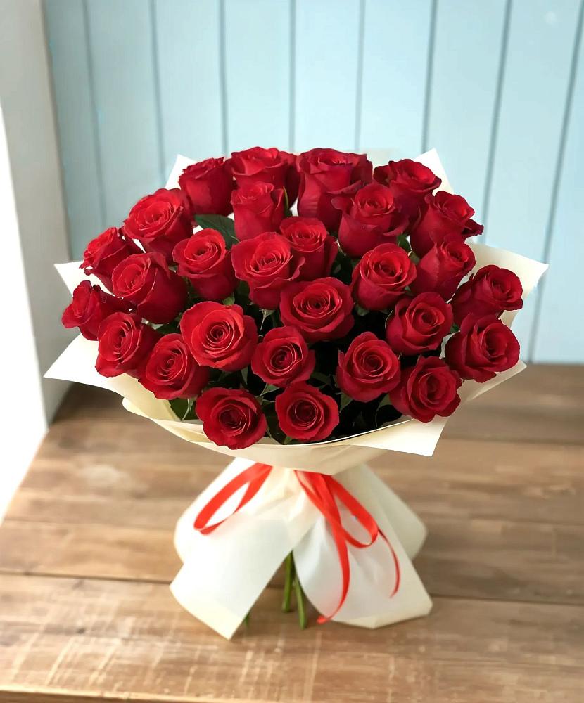 Букет 29 Красных роз в Лобаново