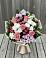 Букет цветов из: Альстромерии, Гвоздики, Розы и Хризантемы в Лобаново