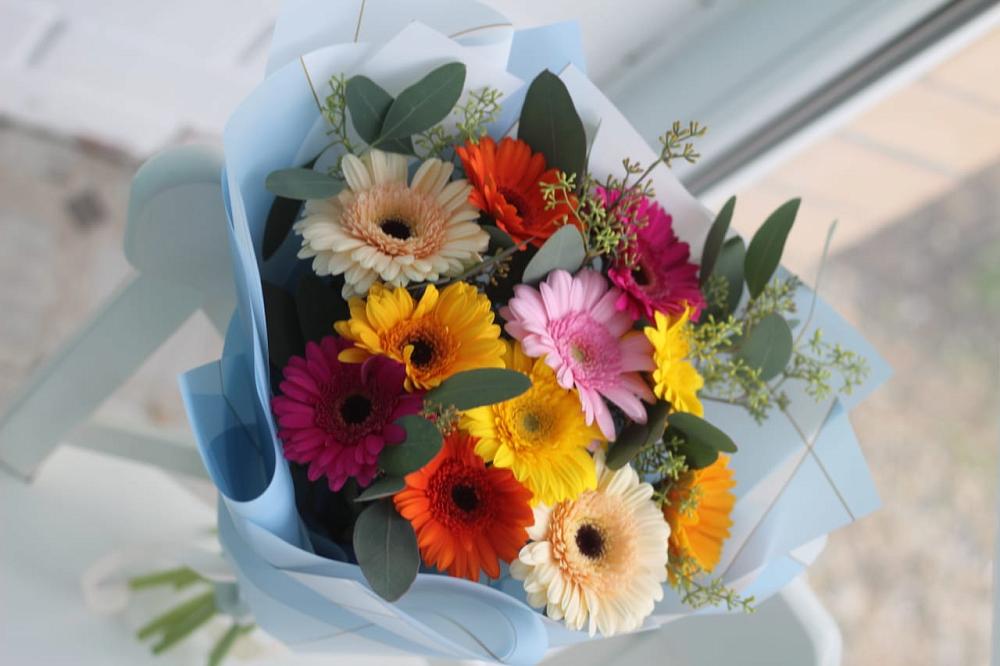 Букет цветов из: Герберы в Лобаново