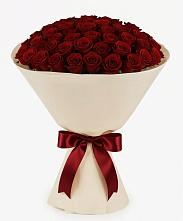 Букет 101 Бордовая роза Блэк Бакарра в Лобаново