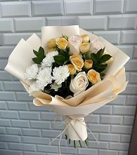 Букет цветов из:  Розы и Хризантемы в Лобаново