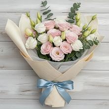 Букет цветов из:  Лизиантусы в Лобаново