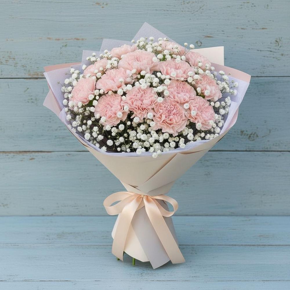 Букет цветов из: Гвоздики в Лобаново