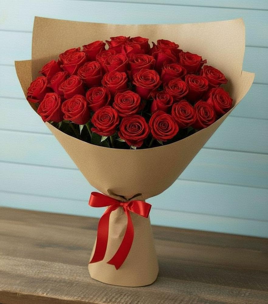 Букет Красные розы Милано в Лобаново