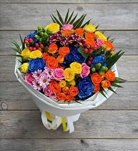Букет цветов из:  Розы и Хризантемы в Лобаново