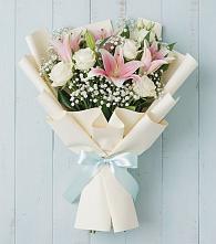Букет цветов из:  Лилии в Лобаново