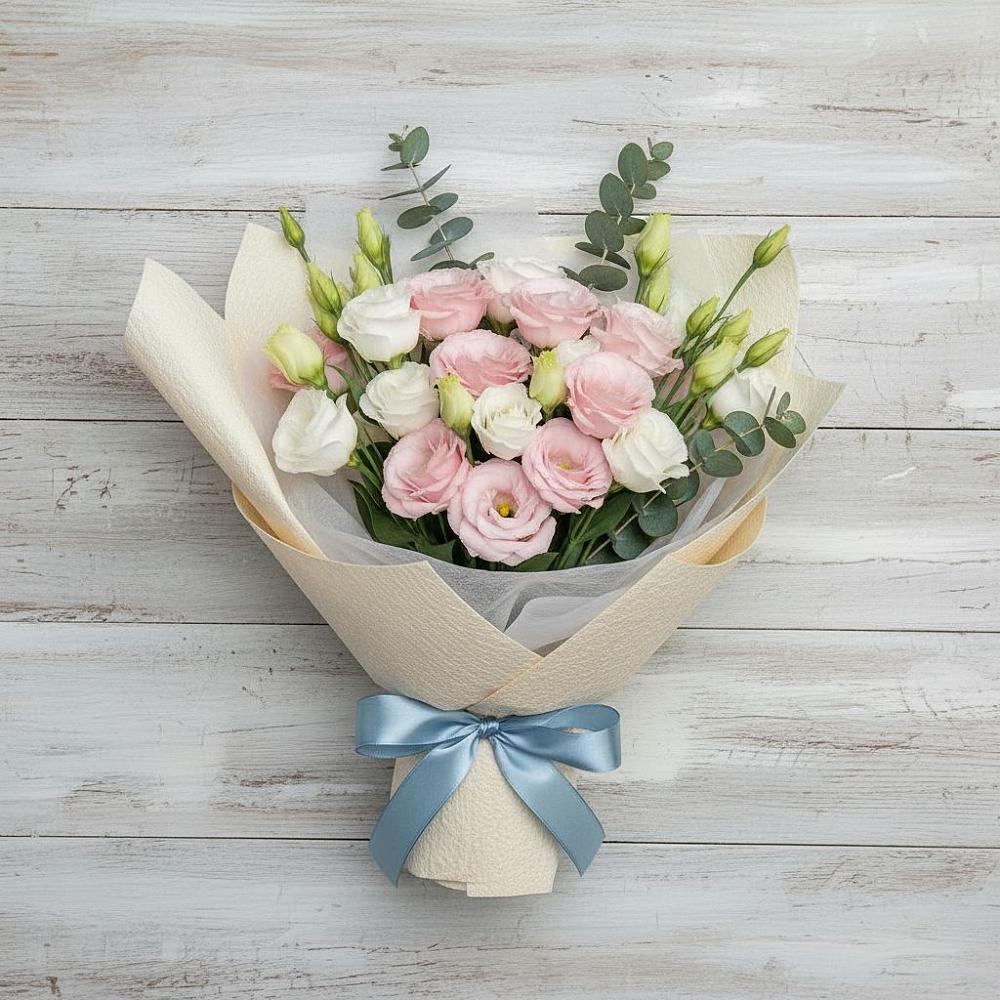 Букет цветов из: Лизиантусы в Лобаново