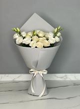 Букет цветов из:  Розы и Лизиантусы #REPLACE_PRED# Лобаново